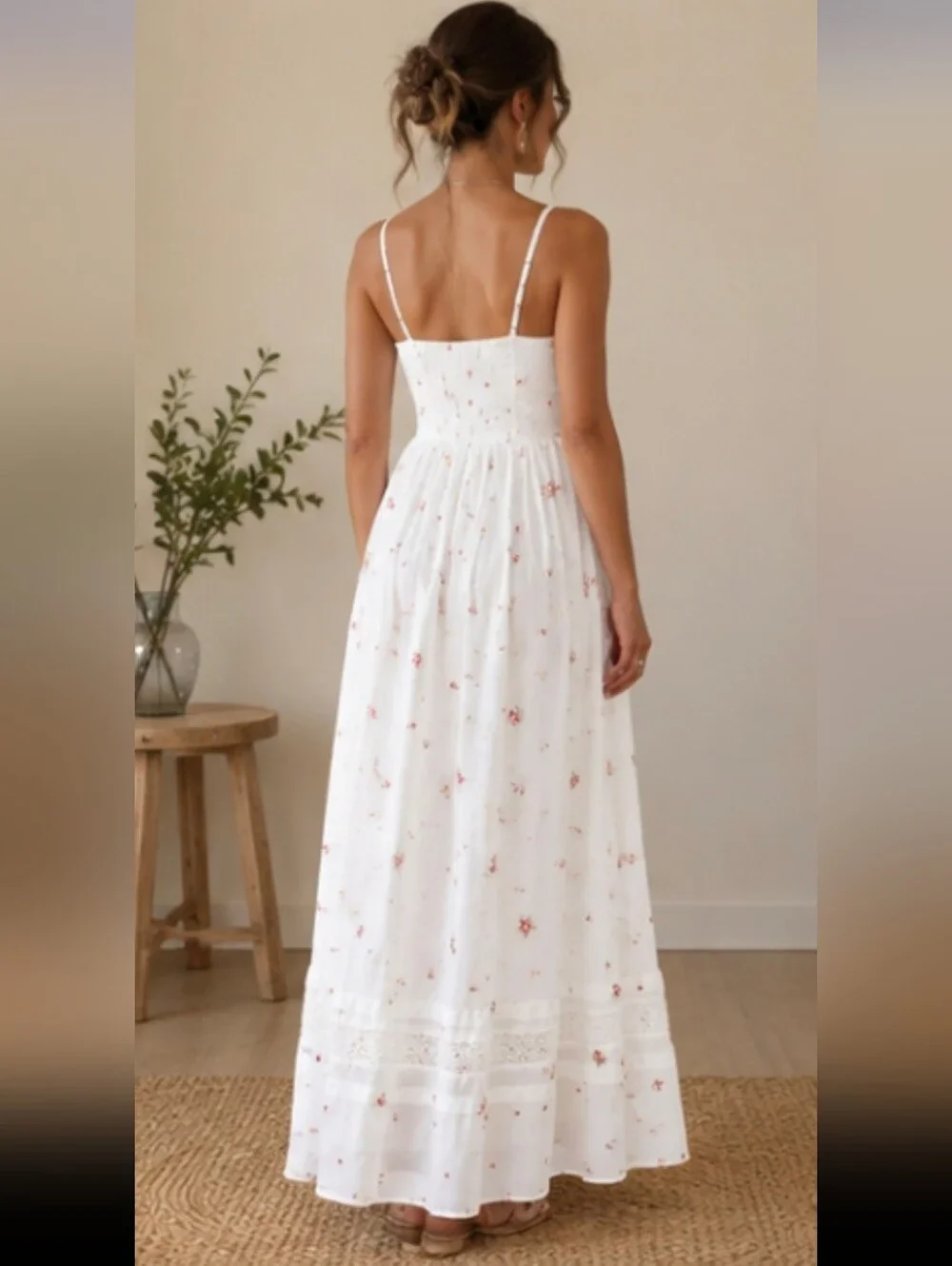 🌹 ABERCROMBIE Floral Cotton Maxi Dress 🌹